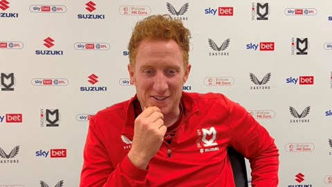 Press conference: Dean Lewington on his return to action